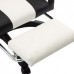 vidaXL White-Black with footrest (287995)