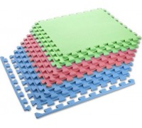 One Fitness Aizsargsegums MP10 180 cm x 180 cm x 1 cm daudzkrāsains