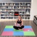One Fitness Aizsargsegums MP10 180 cm x 180 cm x 1 cm daudzkrāsains