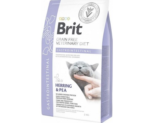 Brit Brit Grain-free Veterinary Diet Gastrointestinal - sucha karma dla kotów z problemami przewodu pokarmowego 400 g