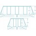 Bestway Swimming pool rack Power Steel 404x201cm 10w1 (56442)