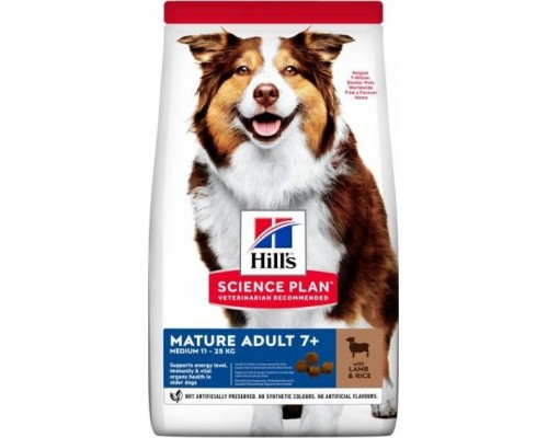 Hills Canine Mature Adult 7+ Lamb & Rice 14kg