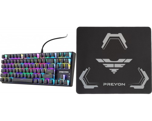 PREYON Preyon Blue Blitz Claw (PBBC87B) + Mouse pad  Preyon Falcon Speed M (PFS40)