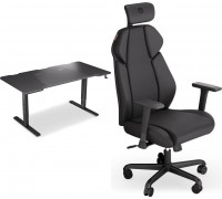 Gaming galds Endorfy Gaming galds Endorfy Atlas L Black 150 cmx78 cm + Fotel Meta BK czarny