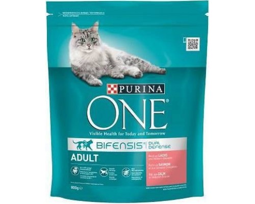 Purina One Cat Adult Food z łososiem dla kota 800g
