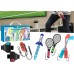 JYS Set Akcesoria 9w1 for Joy-Con Nintenfor Switch / Nintenfor Switch Oled NS236