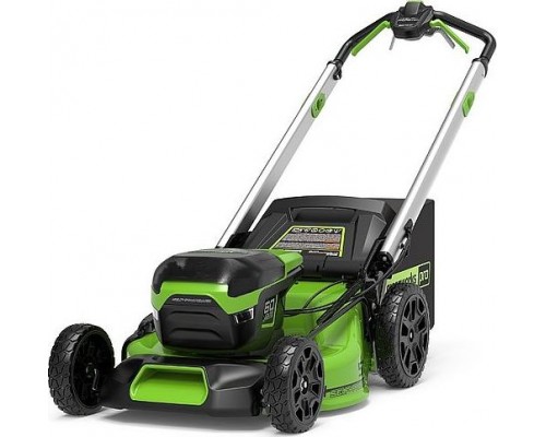 Greenworks 60V brushless motor, 51 cm kit, charger + 1 x 4Ah battery (GD60LM51SPK4)