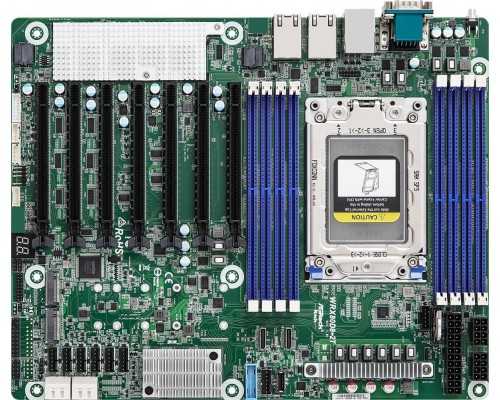 ASRock ASRock Mainboard WRX80D8-2T für AMD Ryzen Threadripper PRO 3000WX/5000WX ATX Sockel SP3 Single