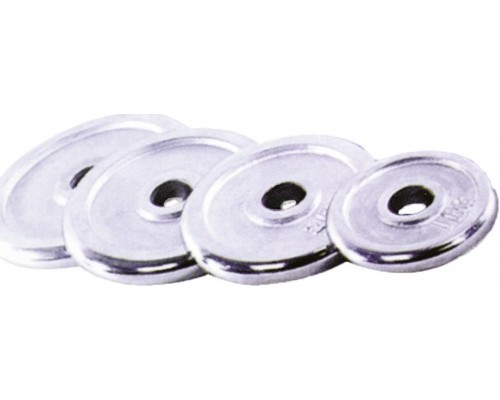 Spartan chrome plated plate rubberized 2x1,25 kg SPARTAN