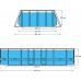 JiLong Swimming pool Garden JILONG Super Rattan 427x275x100 cm