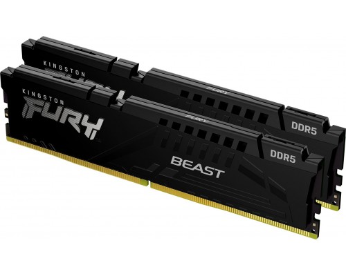 Kingston Fury Beast, DDR5, 64 GB, 6000MHz, CL36 (KF560C36BBEK2-64)