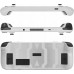 JYS Case Case Etui + Covers Gumki Na Prwith yciski For Steam Deck / White / Jys-sd011