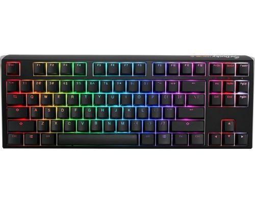 Ducky Ducky One 3 Classic Black/White TKL Gaming Keyboard, RGB LED - MX-Blue