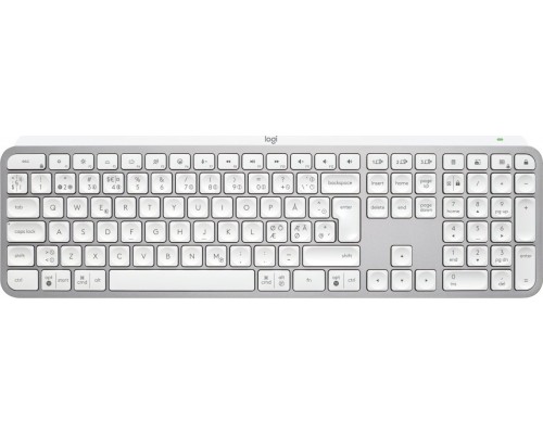 Logitech MX Keys S Wireless Keyboard, Pale Grey