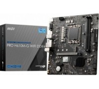 Intel H610 MSI PRO H610M-G WIFI DDR4