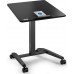Gaming galds SENSE7 biurko mobilne Black 70 cmx52 cm czarny