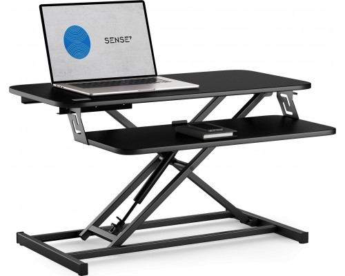 Gaming galds SENSE7 konwerter biurowy Black 81 cmx40 cm