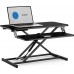 Gaming galds SENSE7 konwerter biurowy Black 81 cmx40 cm