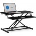 Gaming galds SENSE7 konwerter biurowy Black 81 cmx40 cm