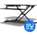 Gaming galds SENSE7 konwerter biurowy Black 81 cmx40 cm