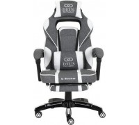 Zenga with footrest DEUS X-Stream White-Grey z tkaniny