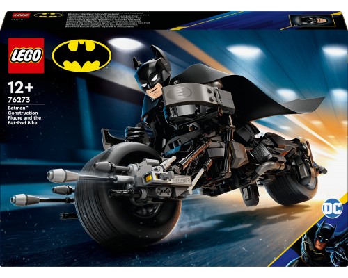 LEGO DC Batman™ konstruktora komplekts un motocikls ar siksnām (76273)