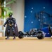 LEGO DC Batman™ konstruktora komplekts un motocikls ar siksnām (76273)