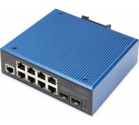 Switch Digitus DIGITUS Switch 8+2-Port L2 managed Gigabit Ethernet PoE