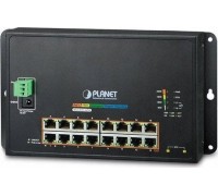 Switch Planet PLANET WGS-4215-16P2S    L2 Gigabit Ethernet (10/100/1000) Support PoE Black