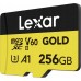SD  Lexar Gold MicroSDXC 256 GB Class 10 UHS-II/U3 A1 V60 (LMSGOLD256G-BNNNG)