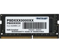 Patriot Signature, SODIMM, DDR4, 8 GB, 2666 MHz, CL19 (PSD48G26662S)