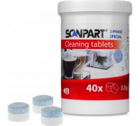 Scanpart Scanpart Tabletki do czyszczenia ekspresów 2-fazowe 40 szt.