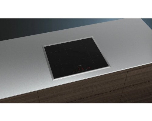 Siemens EH645HFB1E independent hob (black/stainless steel, 60 cm, Home Connect)