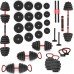 HMS ‎Dumbbells SGN130 Pro Set bituminous 2 x 15 kg