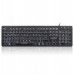 Perixx PERIBOARD-317, DE, illuminated keyboard, USB wired, large block letters, black (układ niemiecki)