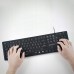Perixx PERIBOARD-317, DE, illuminated keyboard, USB wired, large block letters, black (układ niemiecki)