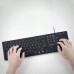 Perixx PERIBOARD-317, DE, illuminated keyboard, USB wired, large block letters, black (układ niemiecki)