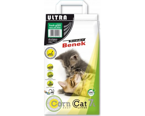 CERTECH SUPER BENEK 7l CORN CAT ULTRA ŚWIEŻA      TRAWA Zbrylający kukurydziany zapachowy   /156