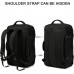 Kono Black Plecak do Samolotu 55x40x23 LOT Ryanair WizzAir 40L Flex