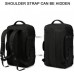Kono Black Plecak do Samolotu 55x40x23 LOT Ryanair WizzAir 40L Flex
