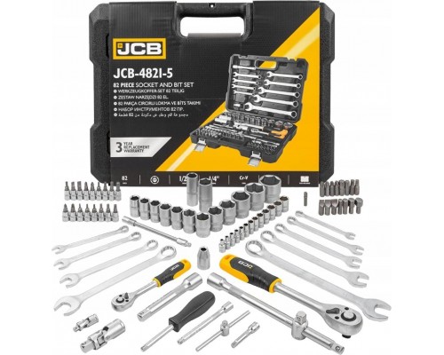JCB JCB ZESTAW KLUCZY  82el. 1/2