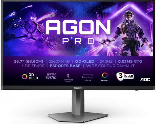 AOC Agon Pro QD-OLED AG276QZD2