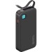 Usams USAMS With retractable cable USB-C Retractable 10000 mAh PD 20W Fast Charge XY Series Black/black 10KCD22401(US-CD224)