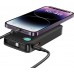Usams USAMS With retractable cable USB-C Retractable 10000 mAh PD 20W Fast Charge XY Series Black/black 10KCD22401(US-CD224)