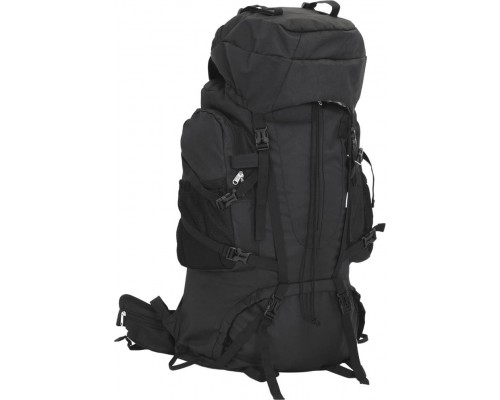 vidaXL Plecak turystyczny, black, 100 L, tkanina Oxford