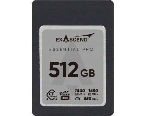 SD  ExAscend SD  ExAscend Essential Pro Cfexpress 4.0 A 512G