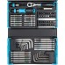 Hazet Hazet SmartCase bit set 2200SC-31, 73 pieces (black/blue, 1/4, with reversible ratchet)
