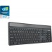 Targus EcoSmart* - - zrównoważone pozyskiwanie energii - antimicrobial - podświetlana - bezprzewodowa - Bluetooth 5.0 - QWERTY - GB - przełączniki: Scissor-Key - czarny - zrównoważone opakowanie