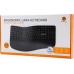 Powerton Powerton LANA, ergonomiczna CZ/SK, przewodowa (USB), czarna