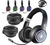 Defender z mikrofonem Defender FREEMOTION B571 bezprzewodowe Bluetooth podświetlane + MP3 Player + mikrofon, czarne